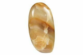 5.8" Free-Standing, Polished Brown Calcite - Crystal #199049