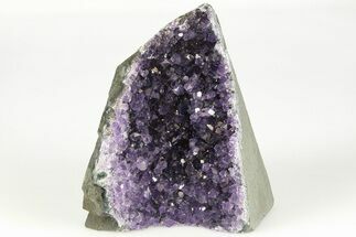 3.7" Free-Standing, Amethyst Crystal Cluster - Uruguay - Crystal #199885