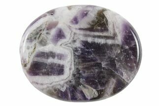 Polished Chevron Amethyst Worry Stones #202719