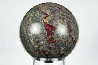 Polished Dragon's Blood Jasper Sphere - South Africa #202795