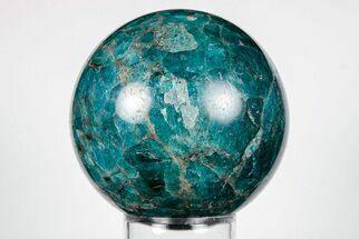 Bright Blue Apatite Sphere - Madagascar #198695