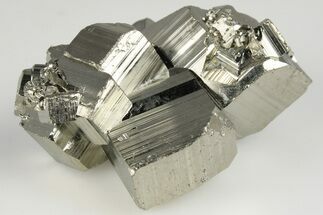 1.8" Shiny, Cubic Pyrite Crystal Cluster - Peru - Crystal #202919