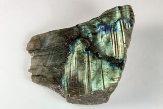 3.4" Single Side Polished Labradorite - Madagascar - Crystal #202671