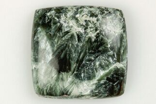 .8" Seraphinite Rectangle Cabochon - Siberia - Crystal #203253