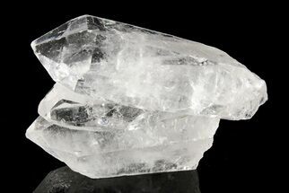 1.7" Clear Quartz Crystal Cluster - Brazil - Crystal #203749