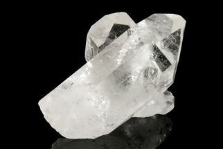 1.3" Clear Quartz Crystal Cluster - Brazil - Crystal #203758