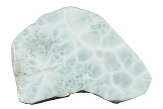 2.7" Polished, Sea-Blue Larimar Slab - Dominican Republic - Crystal #202900