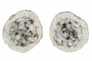 Keokuk Geode with Calcite Crystals - Missouri #203777