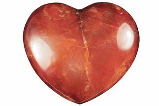 3.9" Colorful Carnelian Agate Heart - Crystal #205155