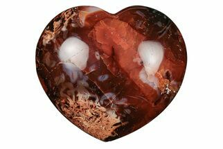 Colorful Carnelian Agate Heart #205318