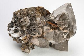 Sharp, Scalenohedral Calcite Crystal Cluster - Red Dome Mine #204684