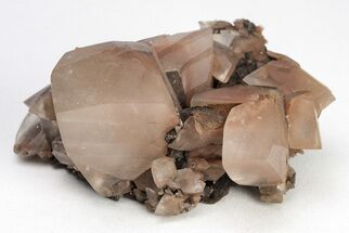 Sharp, Scalenohedral Calcite Crystal Cluster - Red Dome Mine #204698