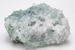 RARE top Calcite and Clear Fluorite Crystal Cluster Druzy Quartz Cubic Gemmy Emilio