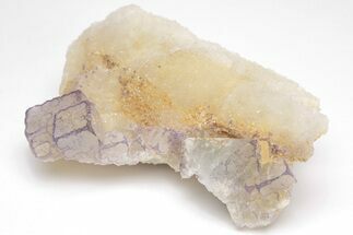 Purple Edge Fluorite Crystal Cluster - Qinglong Mine, China #205491