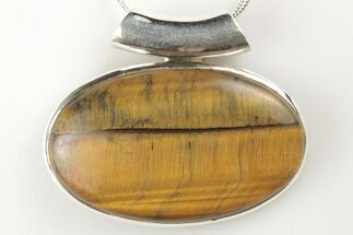 Tiger's Eye Pendant (Necklace) - Sterling Silver #206327