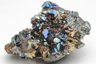 Lustrous, Iridescent Hematite Crystals - Elba Island, Italy #207085