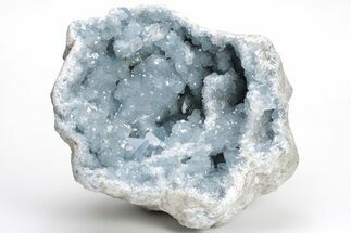 Sky Blue Celestine (Celestite) Crystal Geode - lbs! #210376