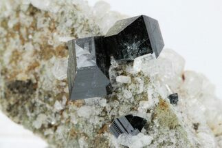 Anatase (Titanium Crystals) On Albite - Pakistan #210744