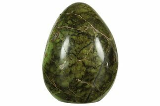 Polished, Free-Standing Green Pistachio Opal - Madagascar #211487