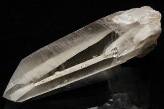 Striated Smoky Lemurian Quartz Crystal - Brazil #212532
