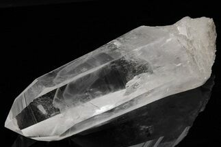Striated Lemurian Quartz Crystal - Brazil #212548