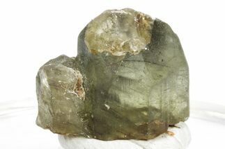 Olivine Peridot Crystal with Ludwigite Inclusions - Pakistan #213539