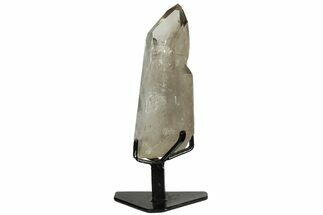 Smoky Quartz Crystal on Metal Stand - Brazil #209553