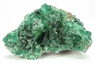 Fluorescent Green Fluorite Cluster - Diana Maria Mine, England #208864