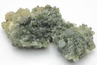 Green Prehnite Crystal Cluster - Morocco #205122