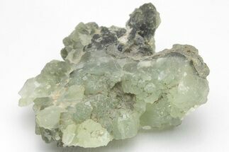 Green Prehnite Crystal Cluster - Morocco #205126