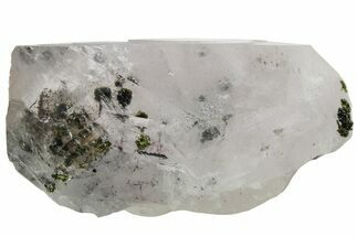 Quartz Crystal with Epidote Inclusions - China #214676