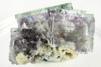 Clear Cubic Fluorite Crystals with Phantoms - Yaogangxian Mine #215779