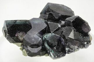 Lustrous Fluorite Crystals w/ Purple Phantoms - Yaogangxian Mine #215801