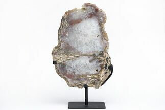 Agate Slice on Metal Base - Brazil #216852