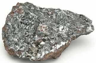 Metallic, Needle-Like Pyrolusite Crystals - Morocco #218100