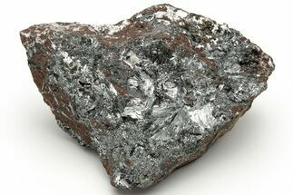 Metallic, Needle-Like Pyrolusite Crystals - Morocco #218109