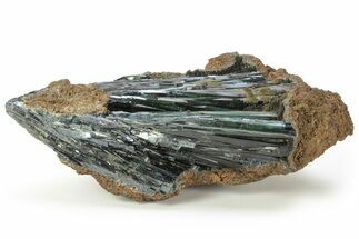 Gemmy, Emerald-Green Vivianite Crystal Cluster - Brazil #218243