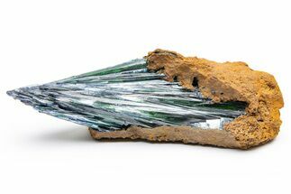 Gemmy, Emerald-Green Vivianite Crystal Cluster - Brazil #218203