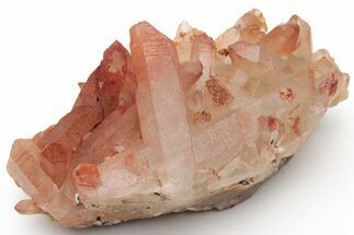 Natural Red Quartz Crystal Cluster - Morocco #218985
