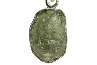 Green Moldavite Tektite Pendant ( grams) - Czech Republic #219266