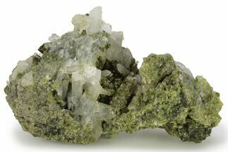 Epidote and Quartz Crystal Association - Peru #220815