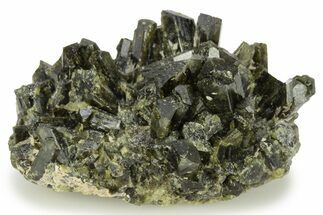 Lustrous Epidote Crystal Cluster - Peru #220834