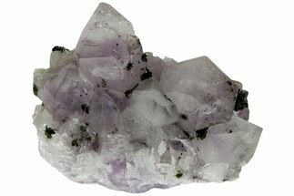 Amethyst Crystal Cluster with Epidote - China #221171