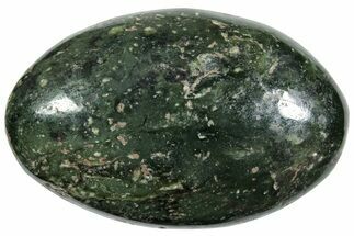 Polished Jade (Nephrite) Palm Stone - Afghanistan #220995