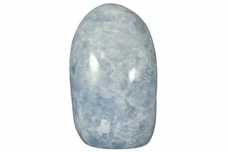 Polished, Free-Standing Blue Calcite - Madagascar #220337