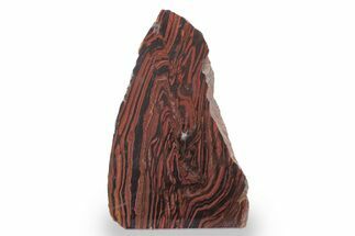 Free-Standing Polished Tiger Iron Stromatolite - Ga #222939