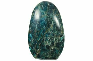 Free-Standing, Polished Blue Apatite - Madagascar #223090