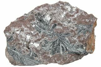 Metallic, Needle-Like Pyrolusite Crystals - Morocco #220656