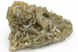 Yellow-Brown Tabular Barite Crystals with Phantoms - Peru #224406