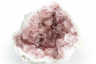 Sparkly, Pink Amethyst Geode (Half) - Argentina #225752